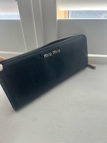 MIU MIU genuine vintage designer leather wallet