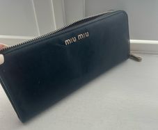 MIU MIU genuine vintage designer leather wallet