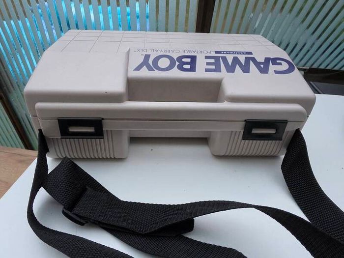 Official Nintendo Game Boy ASCIIware Portable Carry-All DLX Hard Case Shell & Strap Vintage.