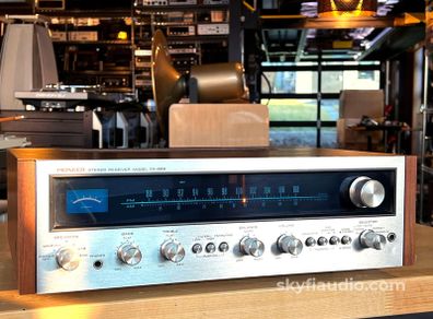 Vintage Gold Pioneer Sx-626 Receiver From The Japanese Golden Era 1970s Rare Model Lots Of Power 6 Speaker Outputs Twin Phono Stage For 2 Turntables