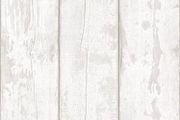 Grey Washed Wood Wallpaper - Panel Effect - Natural Weathered - Photographic Style - Realistic