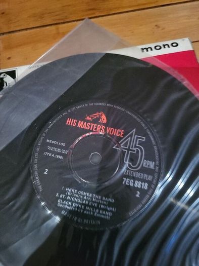 Black Dyke Mills Band Extended Play 45 RPM HMV 7EG 8818 Mono 1963