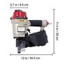 Pallet Making Coil Nailer CN55 For Siding Board Wood Working Furniture Sheating Tool Air Pneumatic Roll Nail Gun Image 2