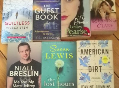 Holiday Books - 7 Books. 1 a/biography + 6 novels