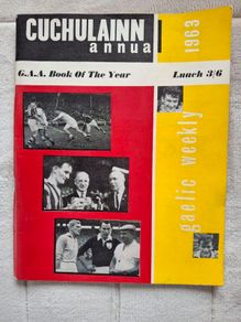 Vintage Cuchulainn  Annual Gaa Book Of The Year 1963  95 + Pages