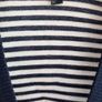 Cos Navy/Cream 100% Wool  Cardigan Size S Image 3