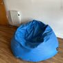 Blue bean bag chair Image 2