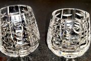 pair of Waterford crystal toothpick /cigarette jars