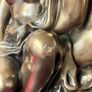 Bronze Finish Couple Sculpture Crosa 2002 Image 4