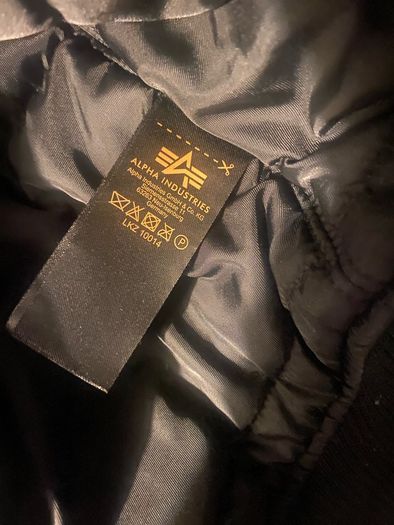 alpha industries nasa bomber jacket