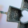 Vintage 925 Sterling Silver Cross Pendant with Heart Cutout on Chain Image 10
