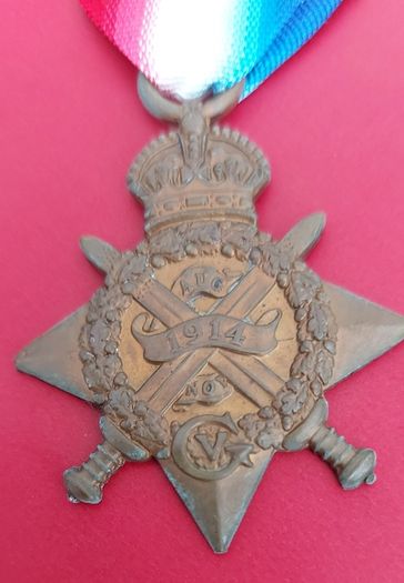 World War 1 1914 "MONS" Star Low Number