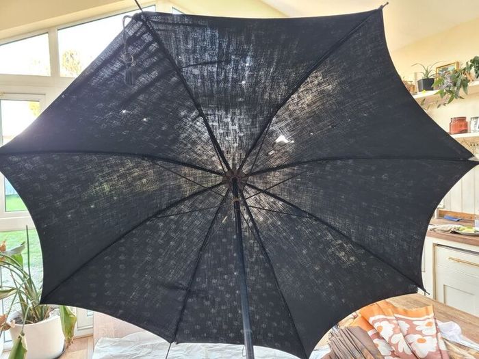 Vintage Black umbrella / parasol B & C Champion, Rare find
