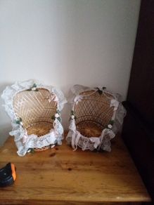 vintage wicker chairs