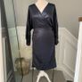 Bubbleroom satin midi dress. Size 10 Image 2