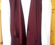 Sleeveless Satin Gilet.