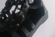 sandals gladiator style zip open at back size 6