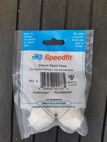 JG speedfit 15mm elbow