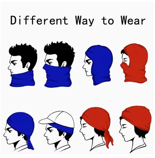 3pcs Breathable Balaclava Face Mask, Lightweight Full Face Cover Liner, Soft Stretch Neck Gaiter Hood, Windproof Cooling Neck Warmer for Men Women, Cycling, Motorcycle, Running, Fishing, Climbing Outdoor Sports.