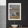 LED & Fog Free Bathroom Mirror DP313A 800x600mm Image 3