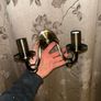 Antique brass lights Image 4