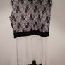 Pink Brand Black Lace and White Dress Image 6