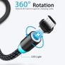 3in1 Magnetic USB Cable Charger FAST Charging Type-C Micro iOS Image 4