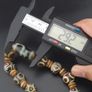 Antique Burmese Pumtek Pyu & Vintage Himalayan Treasure Vase Pattern Agate Bead Bracelet Image 5