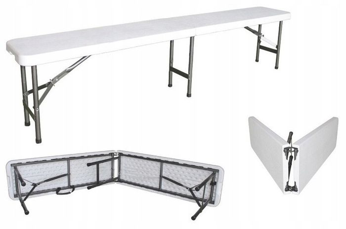 FREE delivery 6ft (180cm) Compact folding table (catering/market/worktop)
