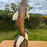 Wooden Dolphin Sculpture 50 cm in height Image 4