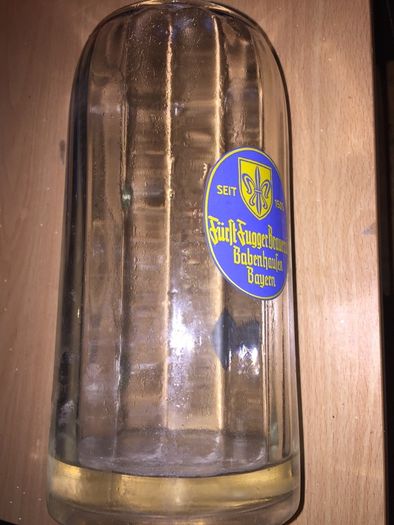 Tankard beer glass 1 L