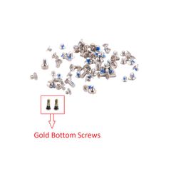 For iPhone 7 Plus Full Complete Screw Set Repair Fix With 2 Gold Bottom Screws - FHT25IPFC