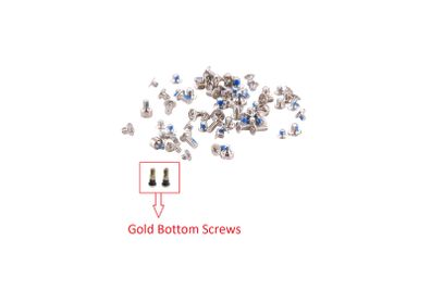 For iPhone 7 Plus Full Complete Screw Set Repair Fix With 2 Gold Bottom Screws - FHT25IPFC