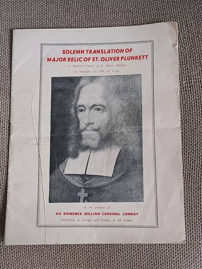 Souvenir Oliver Plunkett Booklet