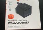 Dual usb wall fast charger 17 watt