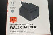 Dual usb wall fast charger 17 watt