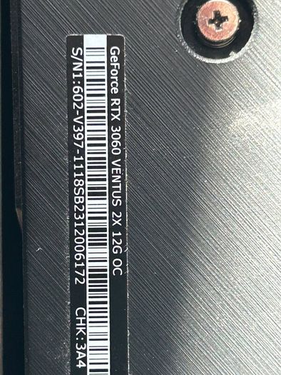 Msi Geforce Rtx 3060 Ventus 2x 12g Oc Graphics Car