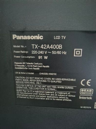 Panasonic 42 Inch LCD TV