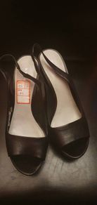 Ladies Leather Nine West Wedges