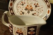 Rare Arklow Pottery Kildare gravy jug and underplate