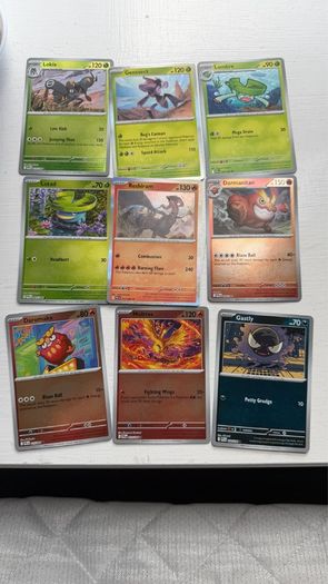 Pokemon Phantasmal Flames Rare/ Reverse Holo/Holo