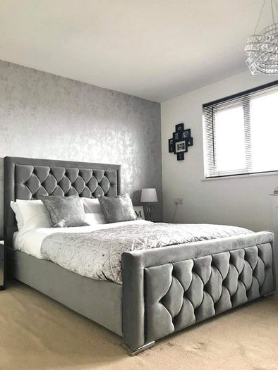 Hilton Double & King Size Bed Frame With Mattress Opt