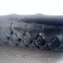 Bed frame velvet n diamonds king size no mattress plush grey Image 4