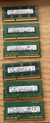 2G , 1G ddr3 laptop ram modules lot
