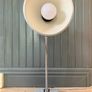 1960's Designed, Chrome & Teak Adjustable Desk Lamp Image 6