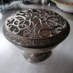 Silver Plated Pot Pourri Bowl