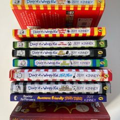 Nine Jeff Kinney Books