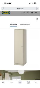 2 IKEA GURSKEN Wardrobes in Light Beige