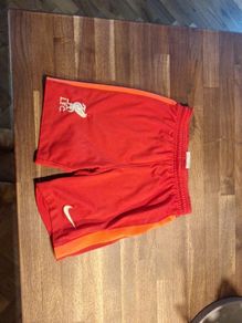 Kids Liverpool kit shorts