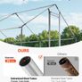 Large Metal Chicken Coop 3 x 3 x 2 m  Walk-in Chicken Run House with Waterproof Cover and Sturdy Frame Image 3